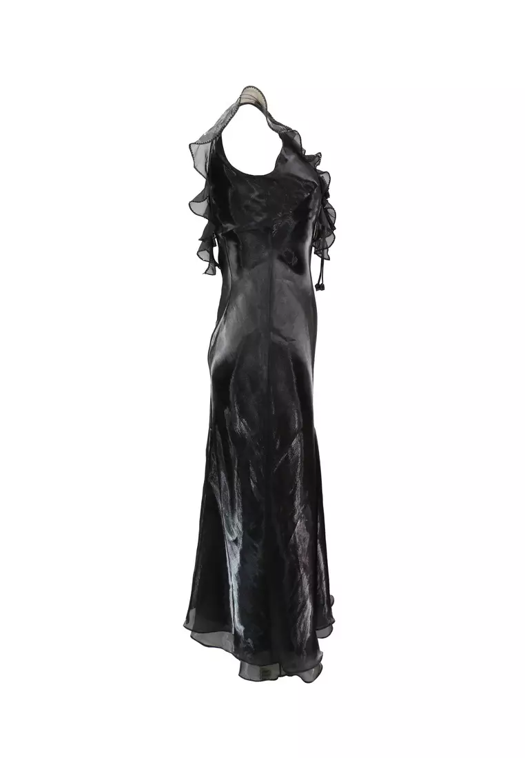 Traditional Classic Slim-Cut Evening Dress