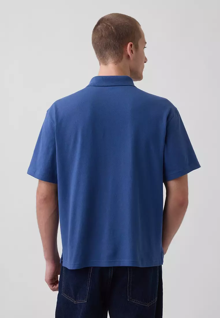 Short Sleeve Relaxed Polo Shirt