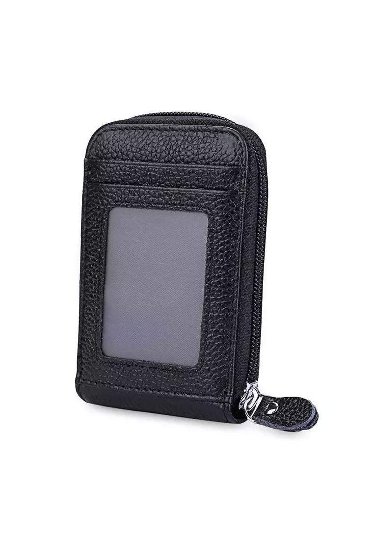 Berkly Dompet Kartu Anti RFID Material Leather Kulit ORIGINAL - Black