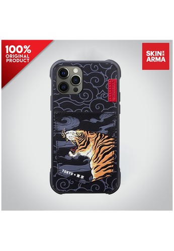 Skinarma black Case IPhone 12 Pro Max 6.7" Skinarma Densetsu - Tiger 192CBES810173DGS_1