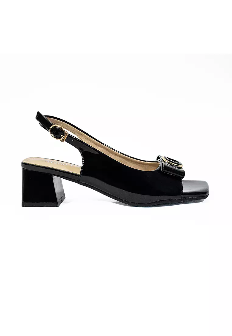 Mario D' boro Runway Women's Heeled Sandals LY 28145 Black C65