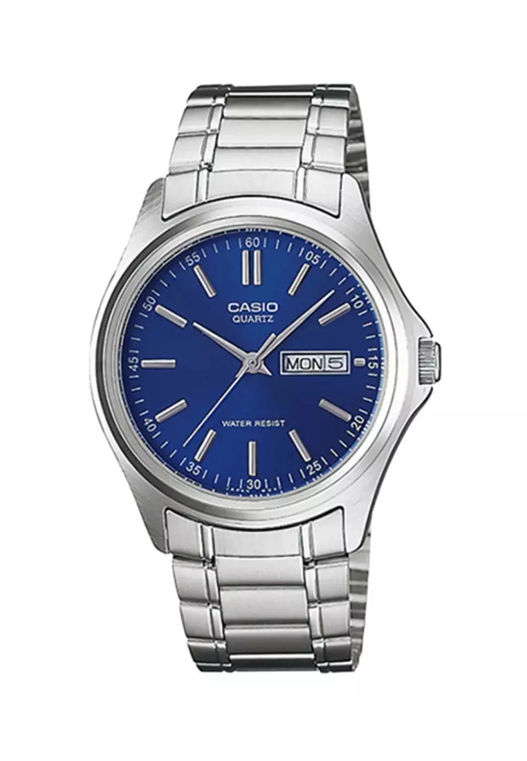 CASIO Casio MTP 1239D 2A Men s Analog Watch Blue Dial with