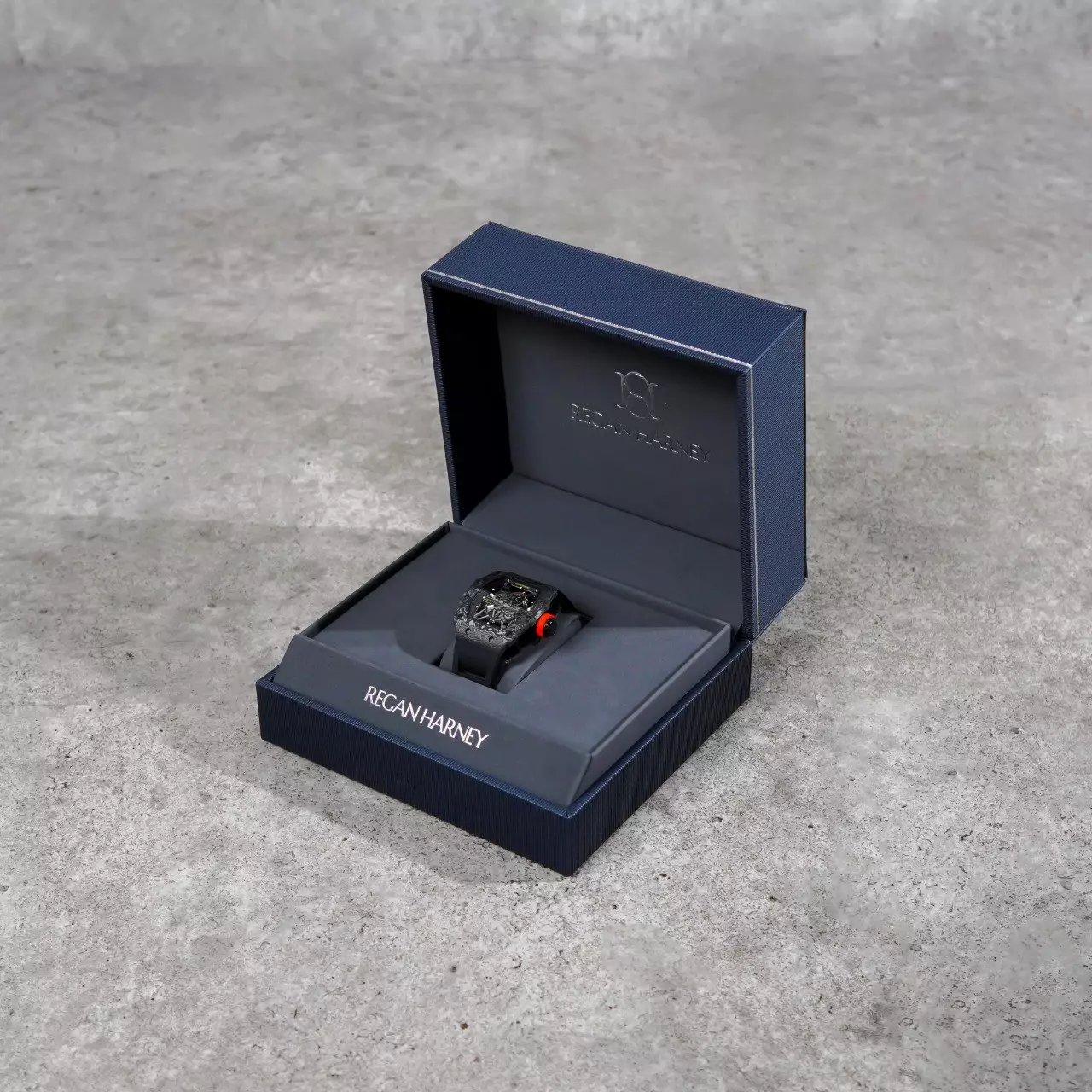 Jam Tangan REGAN HARNEY RH 13-11 BIG BANG CARBON WATCH 100% ORIGINAL - OS