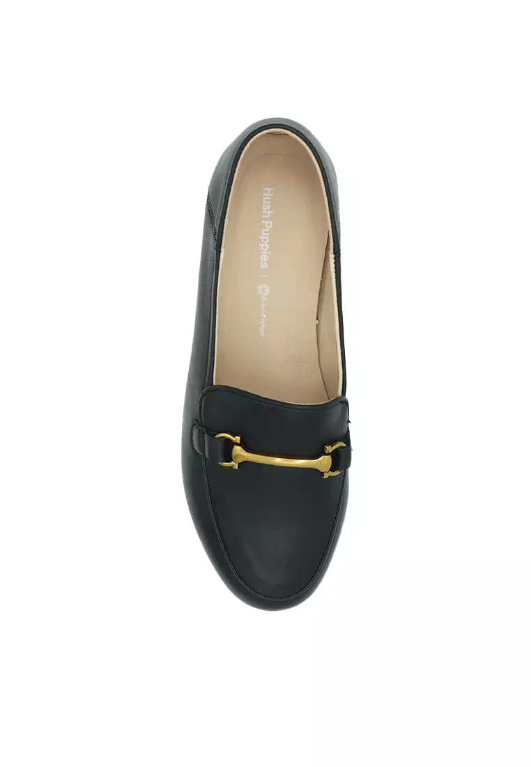 Hush Puppies Womens Loafer Shoes Black Buy Hush Puppies Gwin Metal