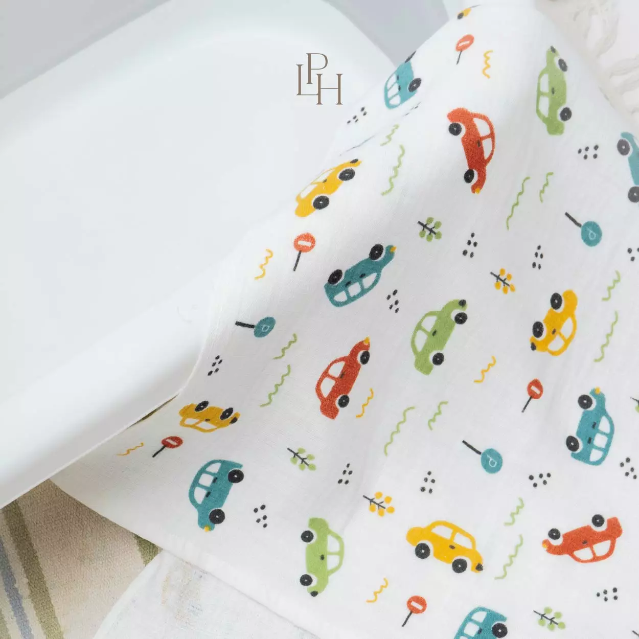 Little Palmerhaus - Handuk Bayi Tottori (Tottori Baby Towel 28.0) Sunny Elephant