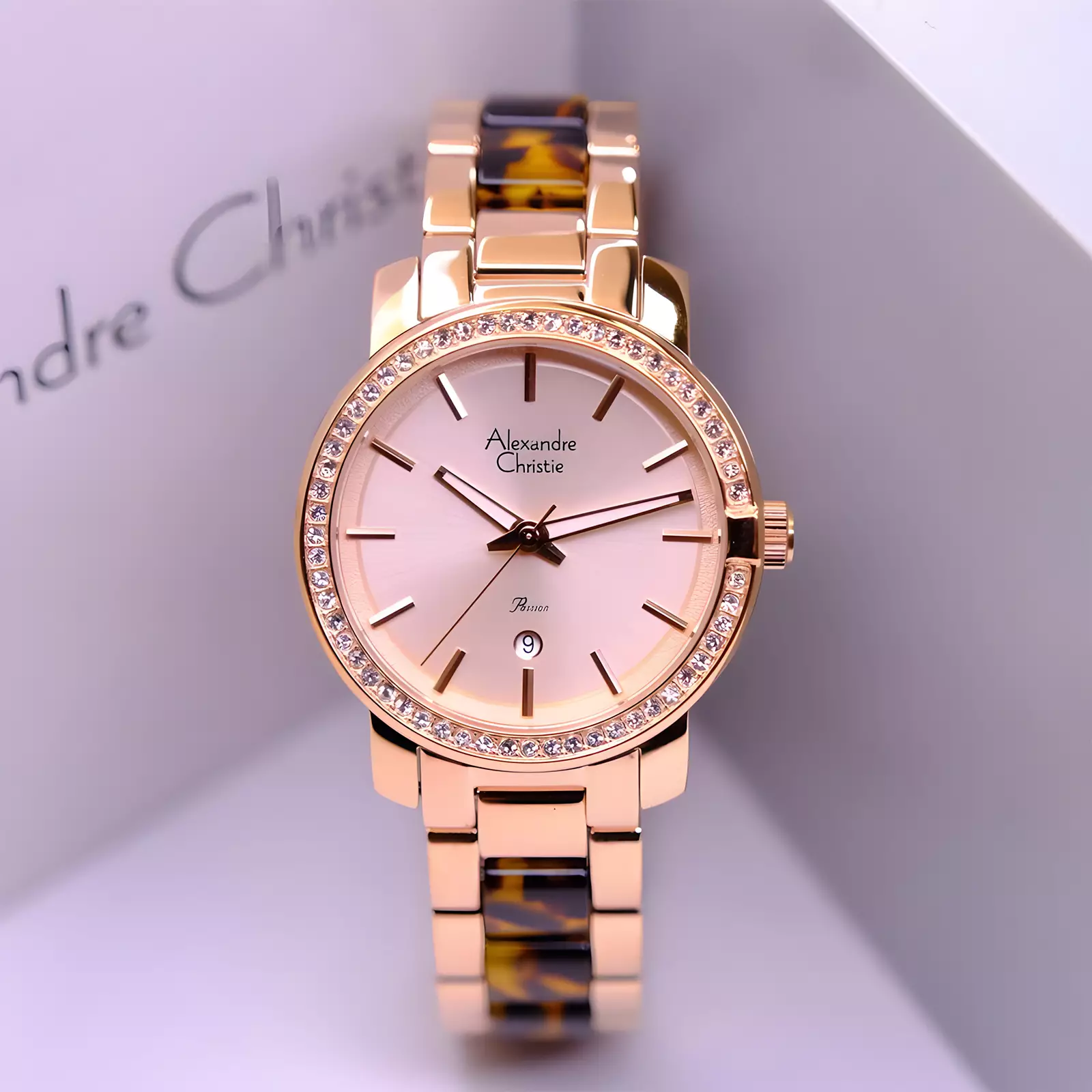 Jam Tangan Analog Wanita - Passion Series - Rose Gold Brown - Stainless Steel - 2B23 LDBRGLNBO