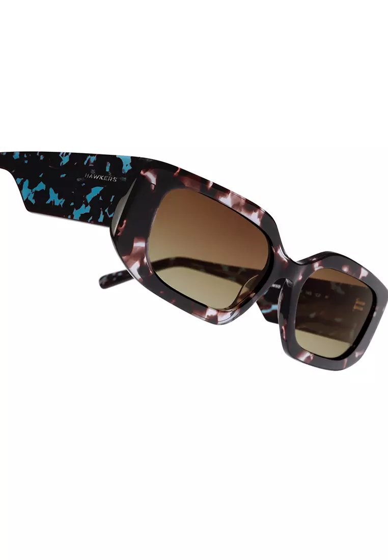HAWKERS Grey Carey Nature Trendset Sunglasses For Women, Female. Official Product Designed In Spain