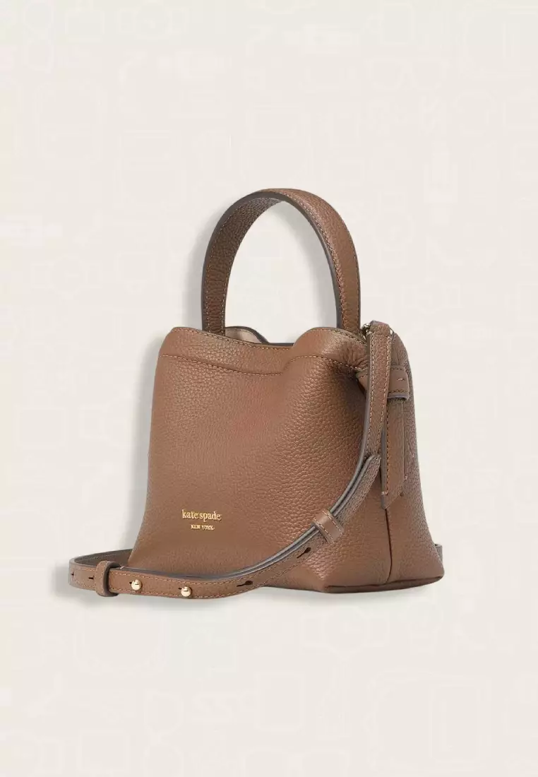 Kate Spade Knott Mini Crossbody Tote Warm Acorn