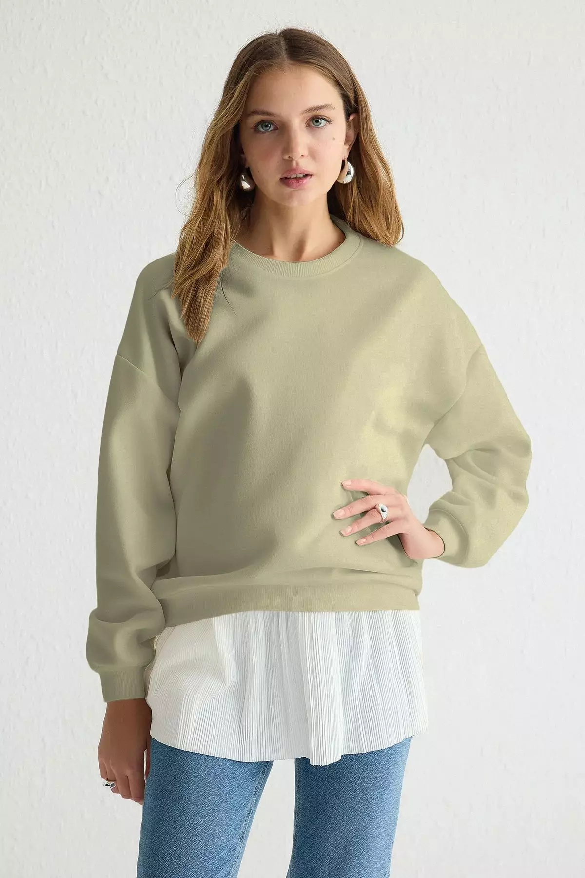 Pleat Detail Sleeveless Knitted Top