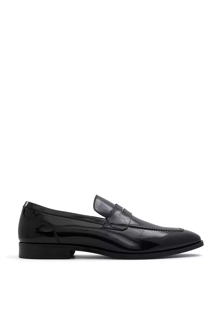 Aldo black clearance loafers mens