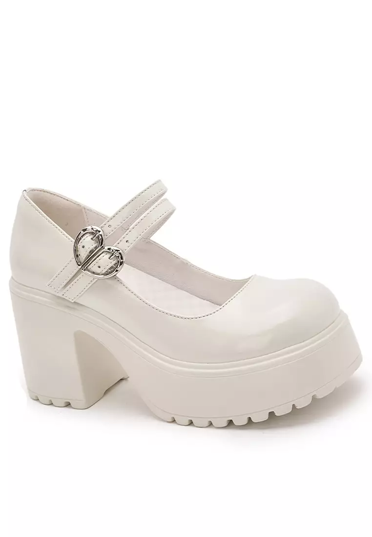 Discount on Twenty Eight Shoes  shoes - SKU: Double Buckle Strap Leather Mary Jane Shoes MZ61232-1