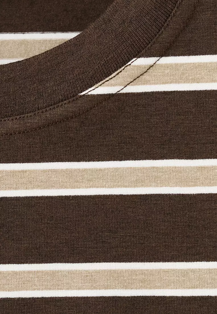 Long-Sleeved Striped T-Shirt
