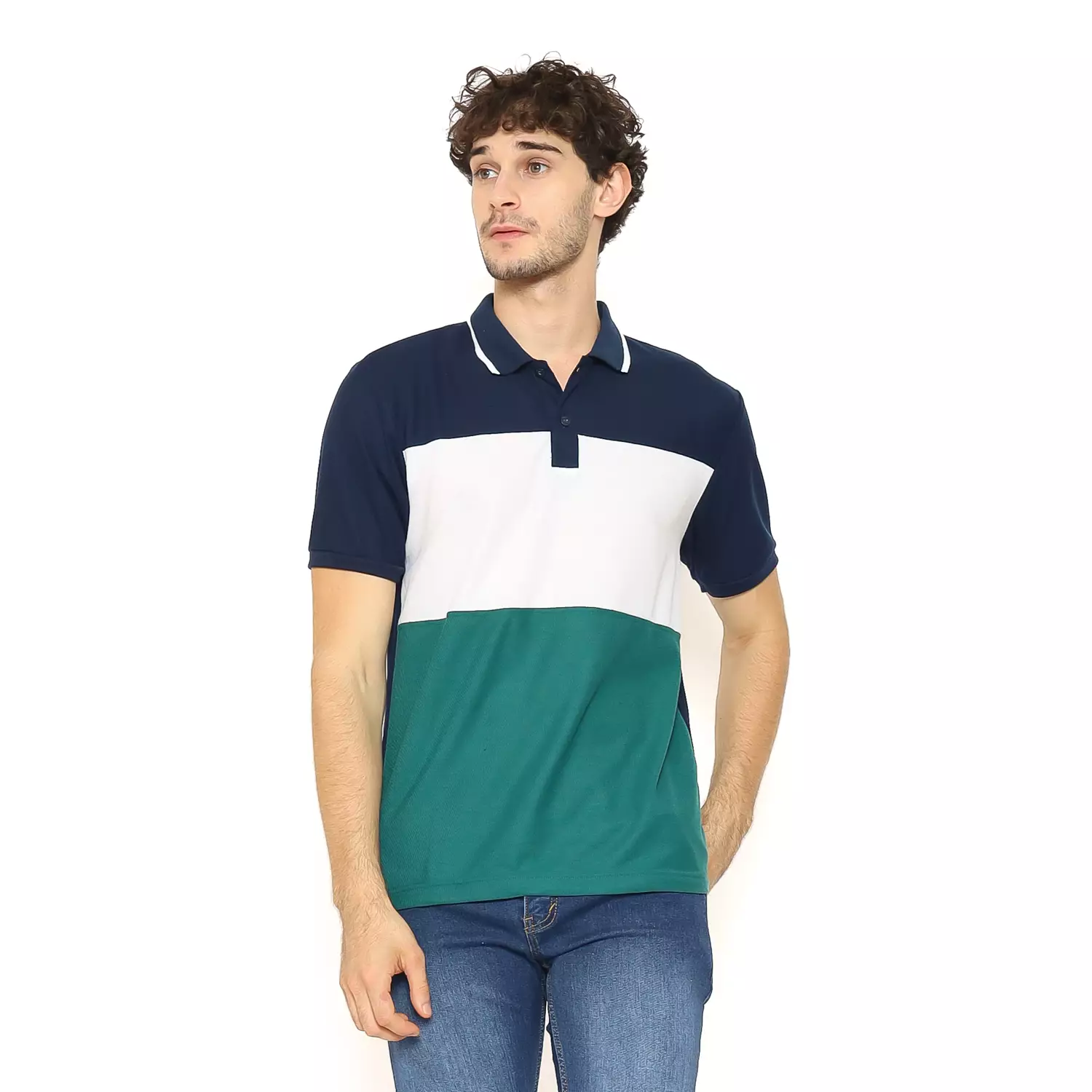 Polo t shirt kombinasi hotsell