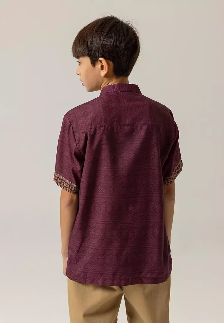 Ria Miranda Burgundy Edra Koko Boy