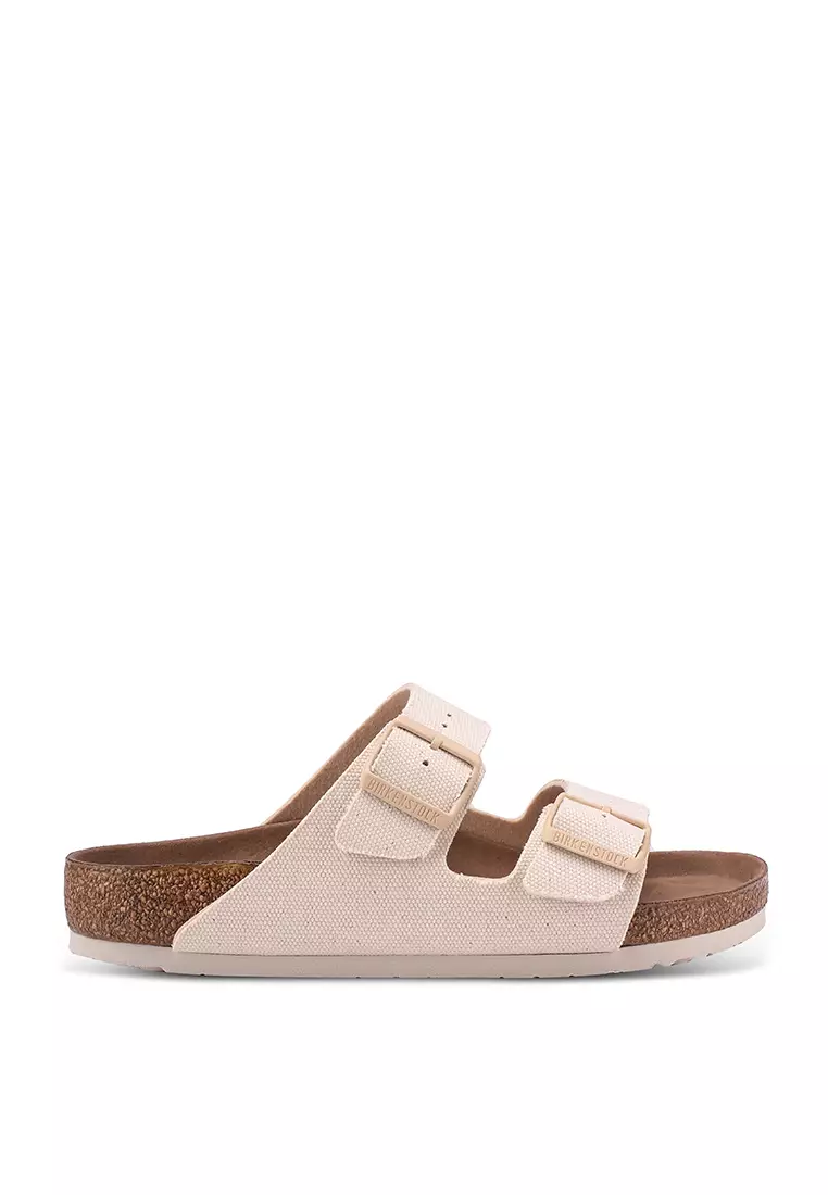 Discount on Birkenstock  shoes - SKU: Arizona Rivet Logo Vegan Textile