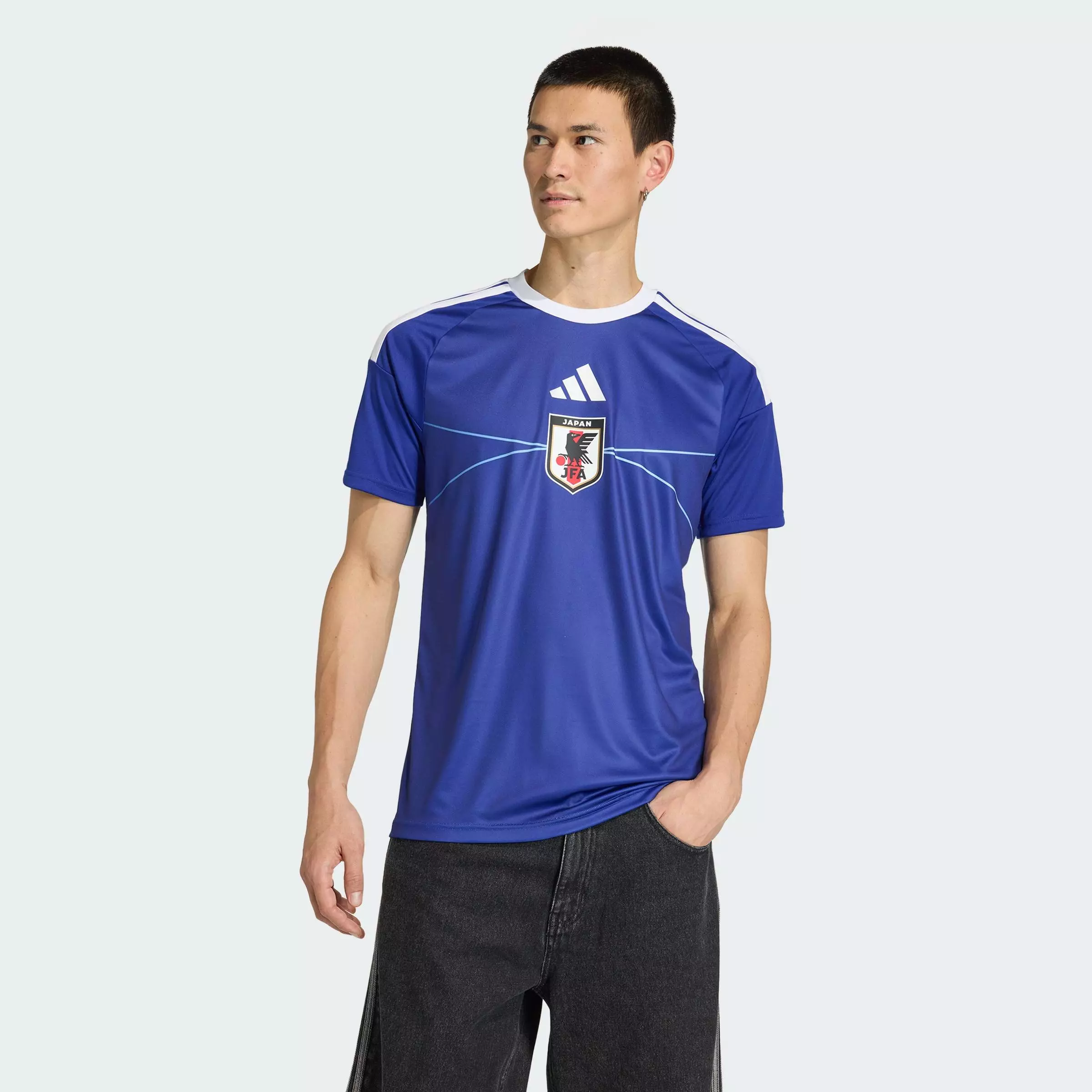Buy ADIDAS Football Japan 26 Home Fan Jersey Men Blue JZ9692 2026