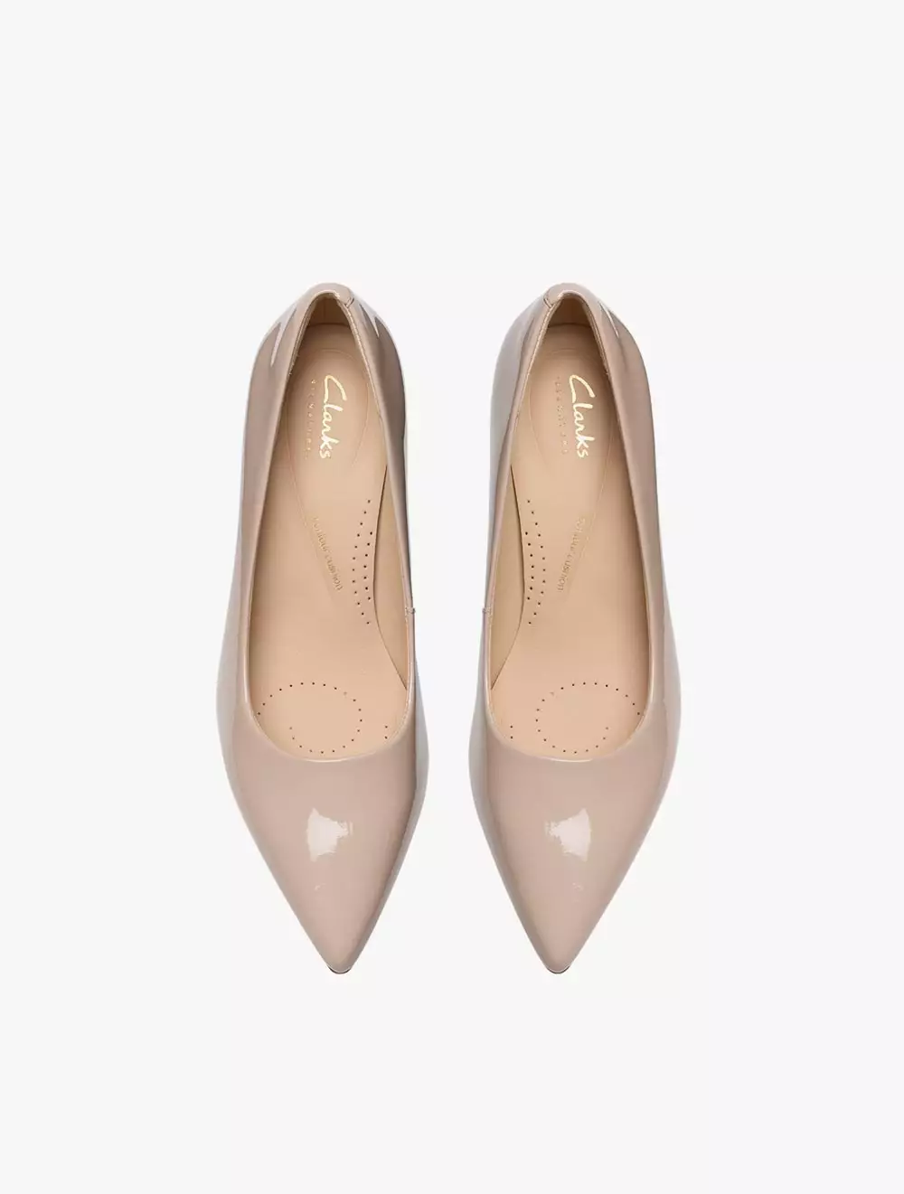 Clarks Zarey Court Sand Patent