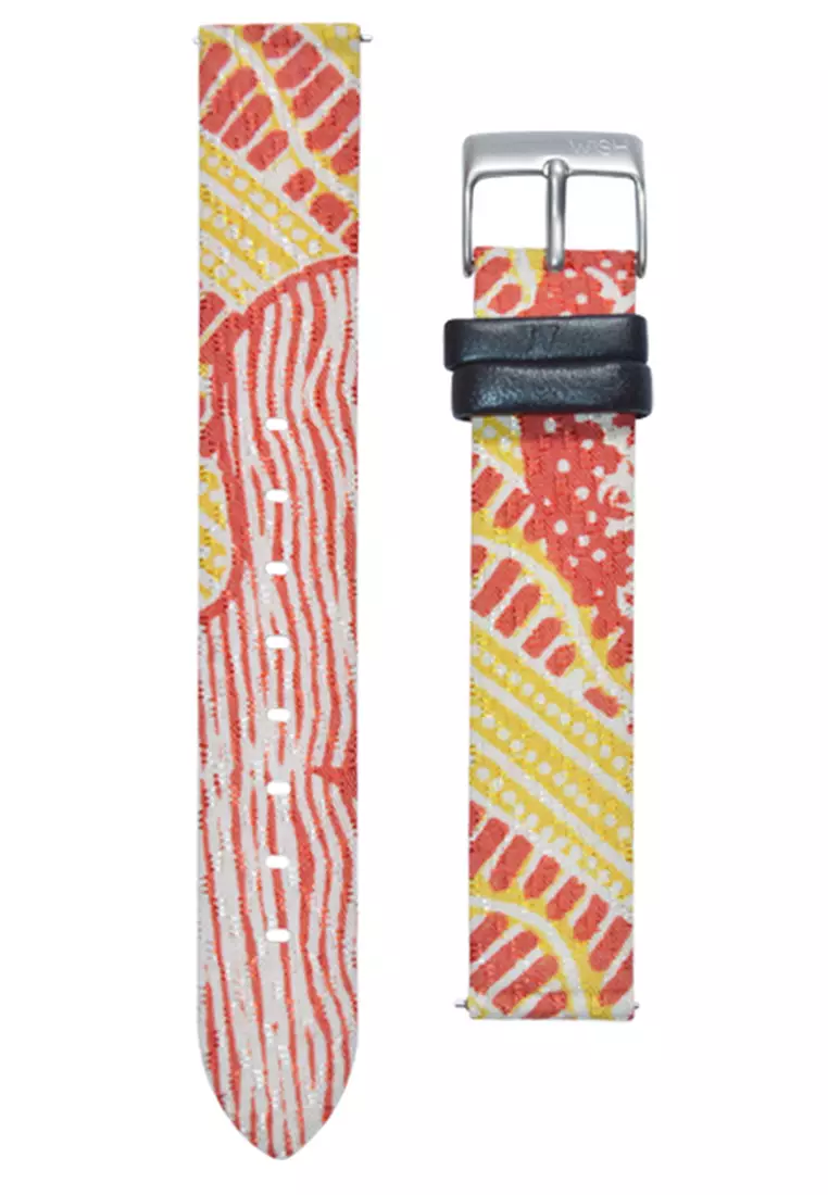 Jam Tangan Batik Pria Wish W2001M/Kamaratih Red