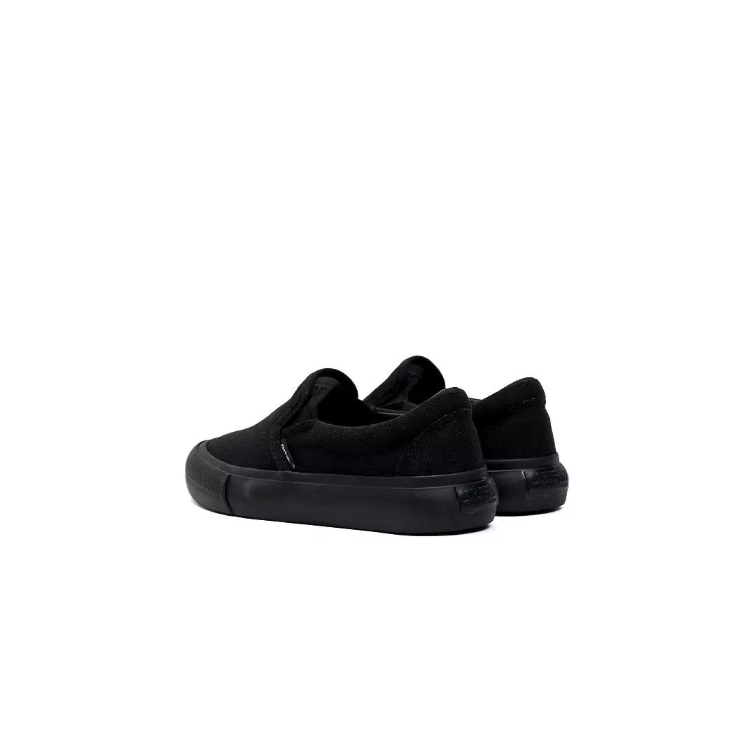 SABA KIDS Slip On Evan All Black - Sepatu Sneakers Sekolah Anak