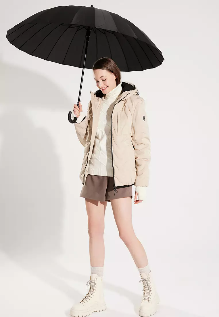 Hooded Water Repellent Windproof Puffer Jacket