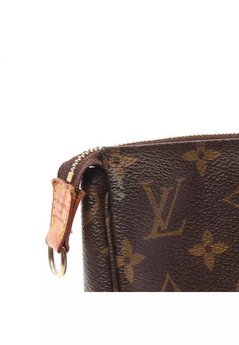 Buy Louis Vuitton Pre-loved LOUIS VUITTON Pochette Accessoires monogram  Handbag PVC leather Brown With optional shoulder strap 2023 Online