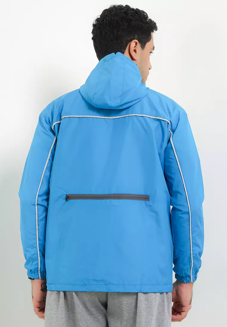 SYZLO Jaket Outdoor Packable Bisa Dilipat Jadi Tas - Turkis Blue