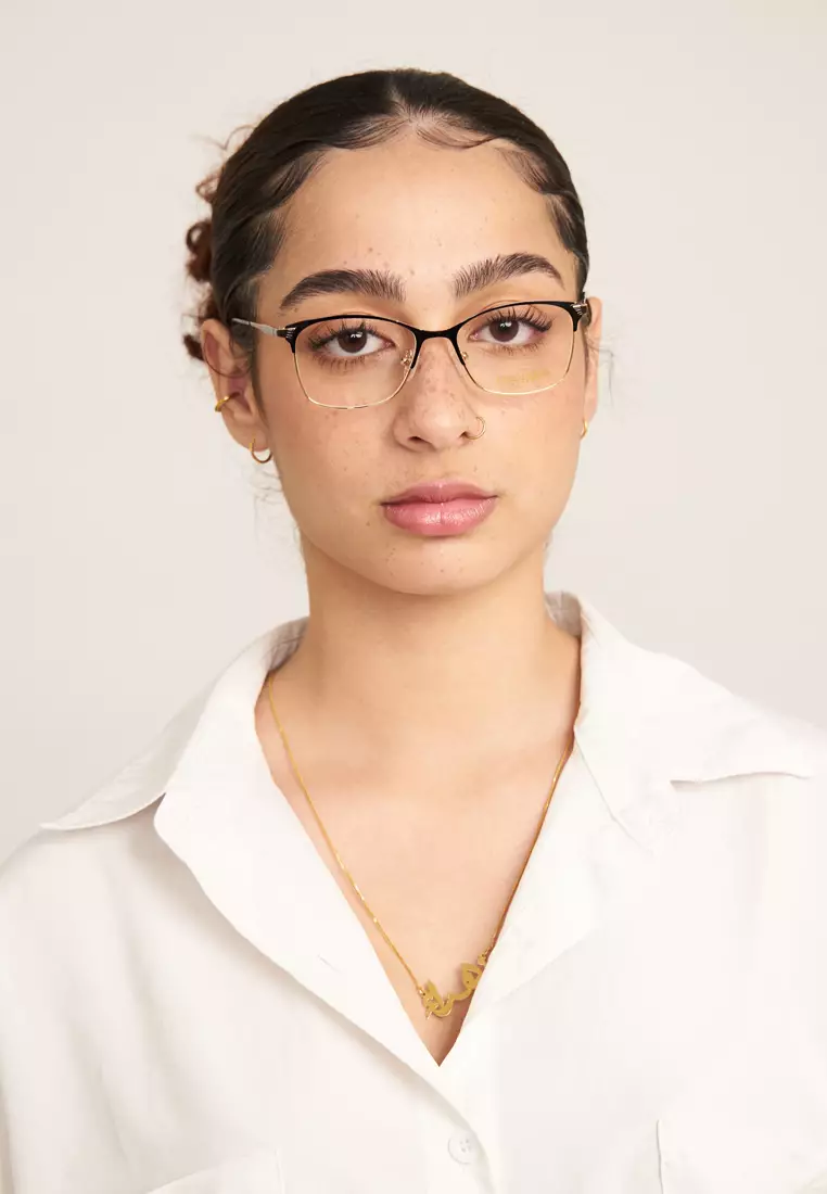 SS1941 (C1-Black & Gold) Anti-Radiation Computer Eyeglasses for Women