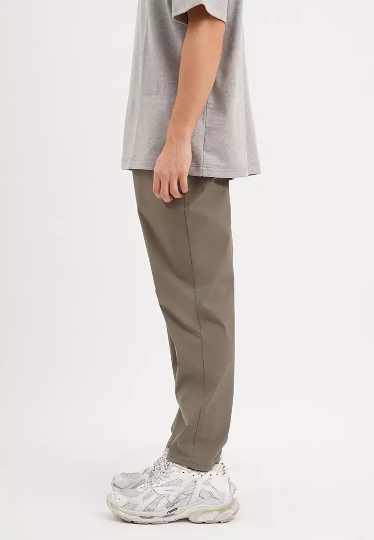 Slim Fit Staple Nylon Pants