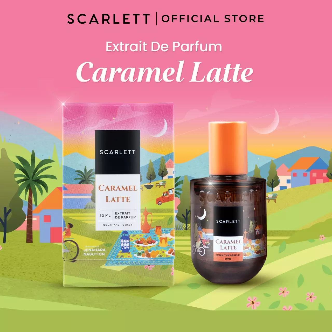 Scarlett Whitening Extrait De Parfum Caramel Latte 30ml
