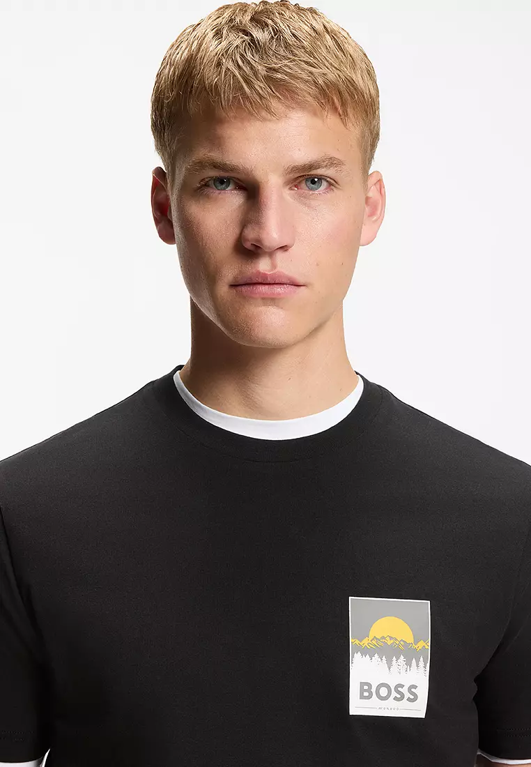 Cotton T-Shirt - BOSS Orange