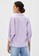 Love, Bonito purple Brienne Puff Sleeve Cotton Shirt 8170FAA7BFD67CGS_3