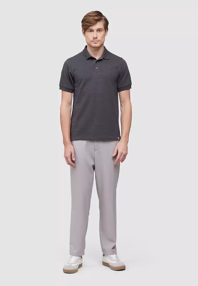 O.O.O. Textured Polo Shirt