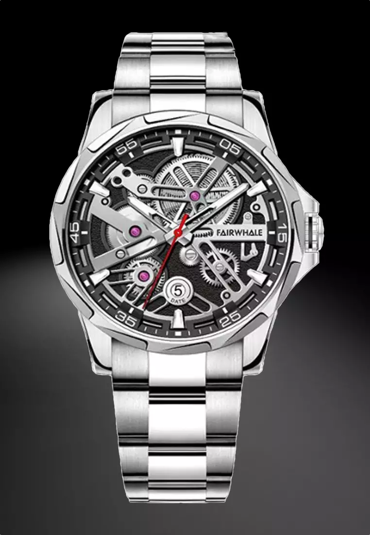 Unisex Automatic Watch, 43mm, Stainless Steel Bracelet