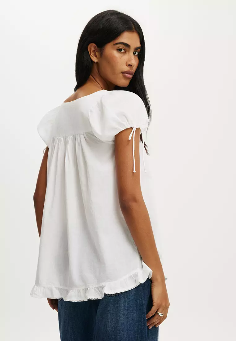 Eliza Babydoll Tunic Top