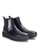 Shu Talk black XSA Mid Calf Leather Chelsea Boots D9BD6SHA474433GS_6