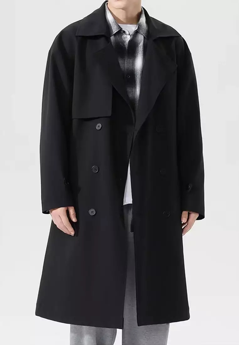 Men's Lapel Trench Coat AC-DF275