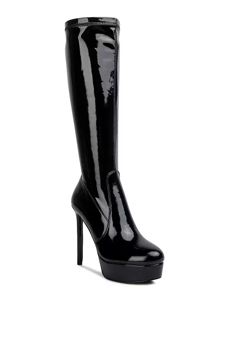 Patent clearance calf boots