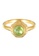 ELLI GERMANY green Ring Cabochon Green Classic Peridot Gemstone Gold Plated 19A57AC905416DGS_2