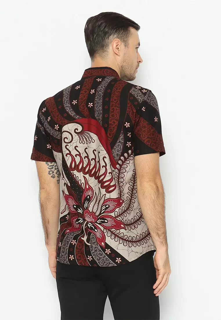 HEM PENDEK AKSA BATIK BHUMI BUNGA