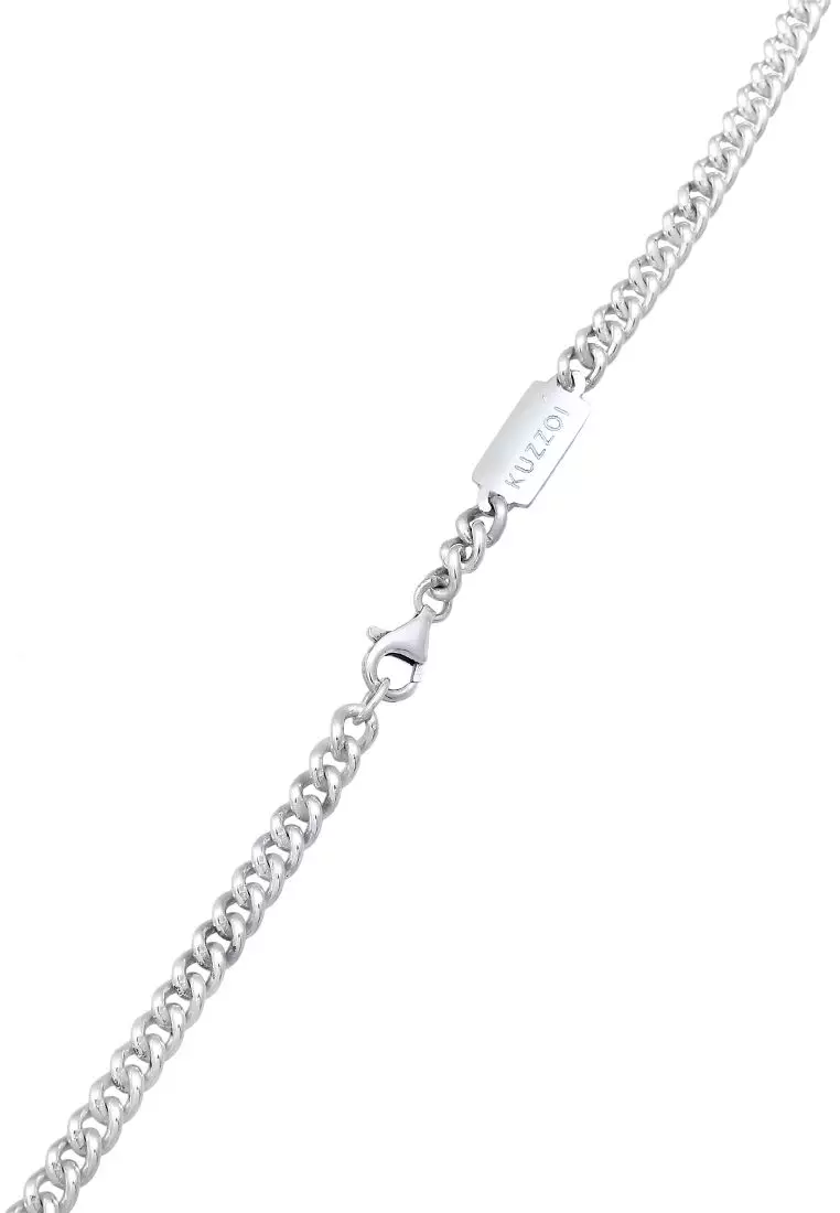 EXCLUSIVE Kalung Perhiasan Perak 925 Pria Armour Robust Basic