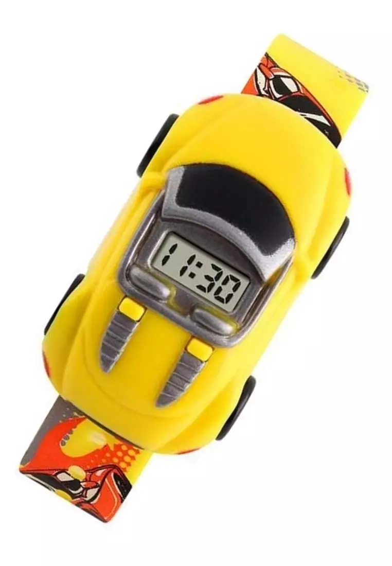 Jam Tangan Digital Anak LED Strap Tali Material ABS + PVC GO04 ORIGINAL