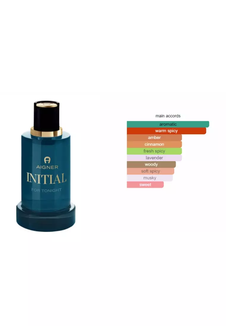 Aigner Initial For Tonight Man EDP - 100 ML (Parfum Pria)