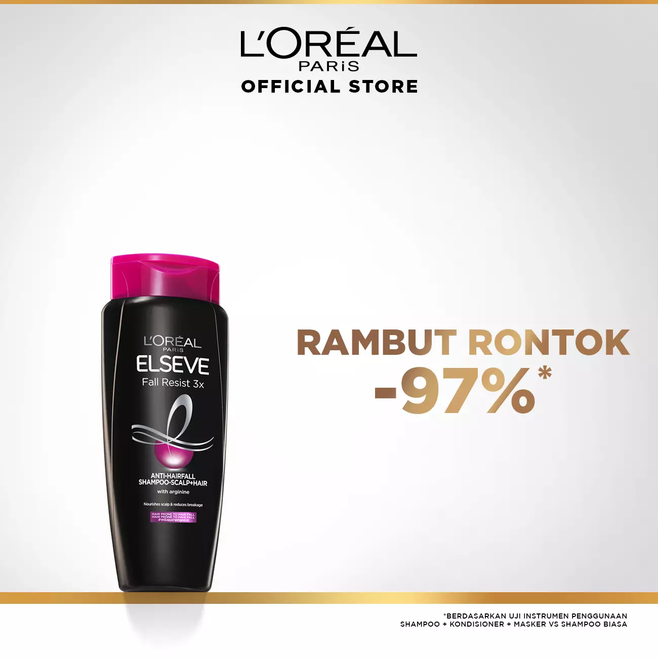 L'Oreal Paris Fall Resist 3X Anti Hair-Fall Shampoo 155 mL