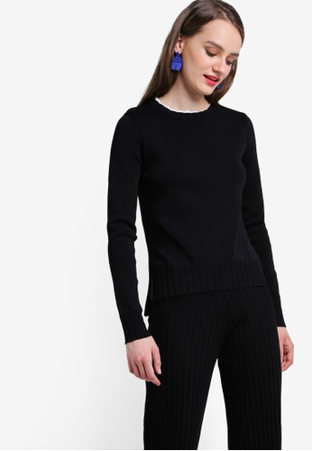 Ribbed Edges Sweater