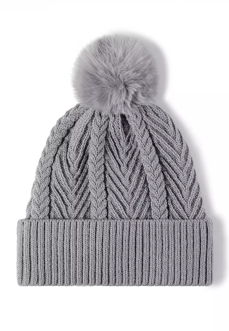 Extra Warm Inner Faux Woolen Knit Beanies JW MC-23B050