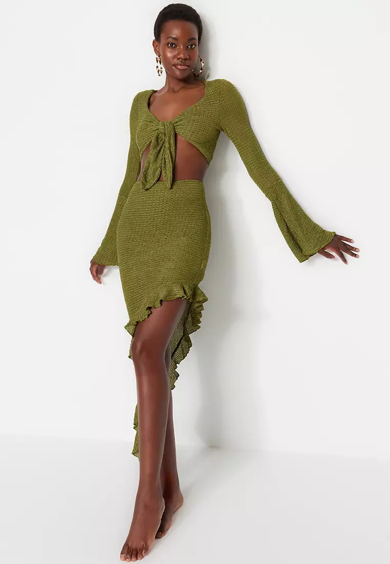 Cocktail blouse and skirt hotsell
