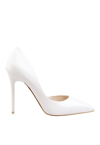 Twenty Eight Shoes white Unilateral Open Evening and Bridal Shoes VP-6385 96A44SHC31ED53GS_1