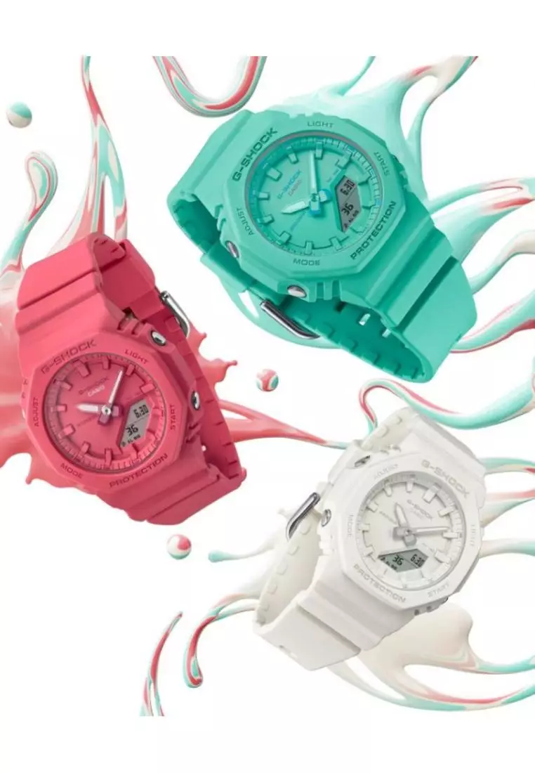 Casio G-Shock Green Resin Strap Women Watch GMA-P2100-2ADR-P