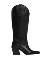 Buy Mango Cowboy Leather Boots 2024 Online ZALORA Singapore