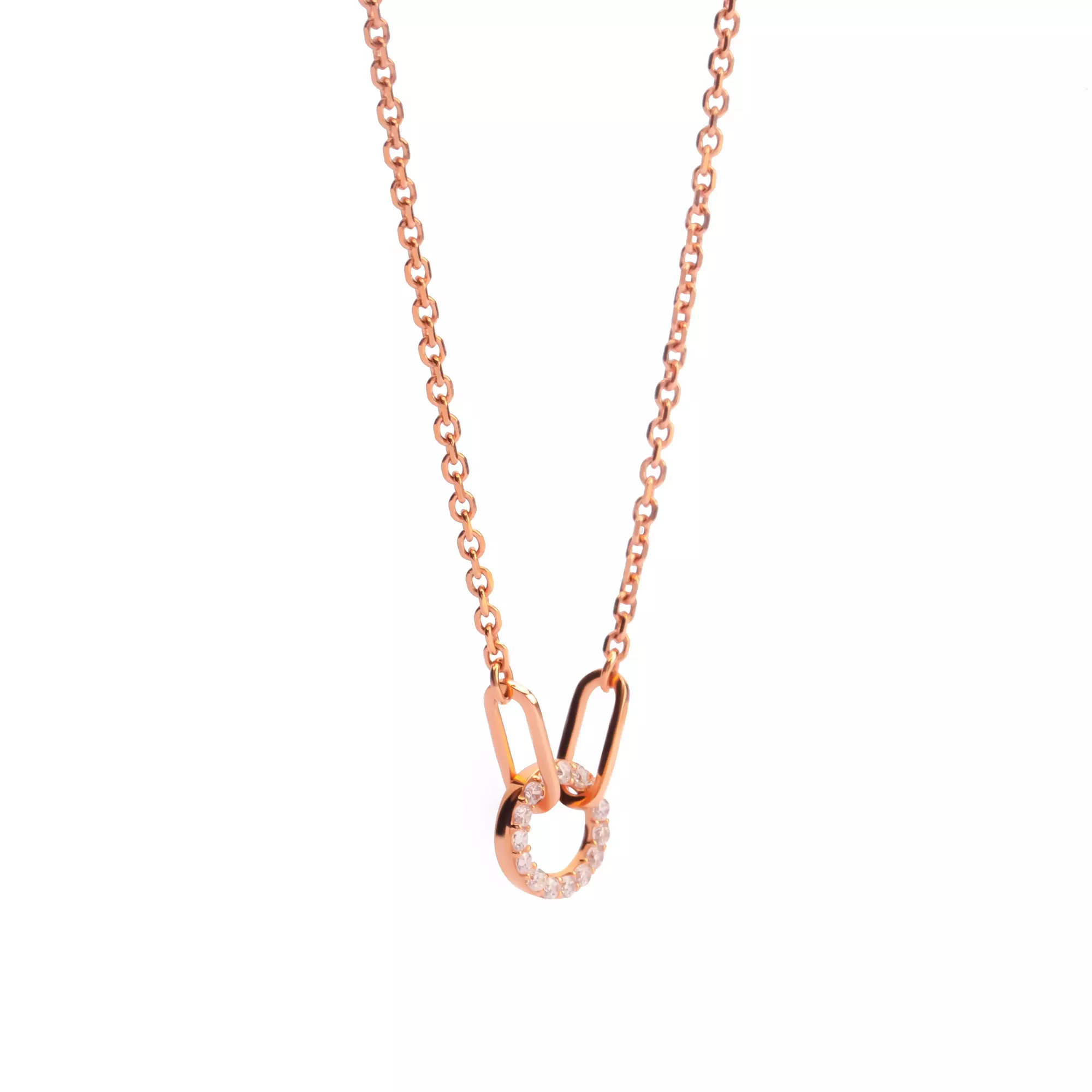 Kalung Serut Emas 7k - Erin Gold Necklace - Alaina Collection - Juene Jewelry